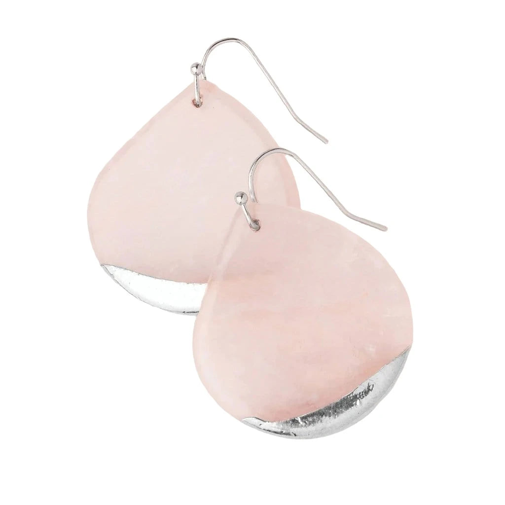 Earrings - Dipped Stone Teardrop