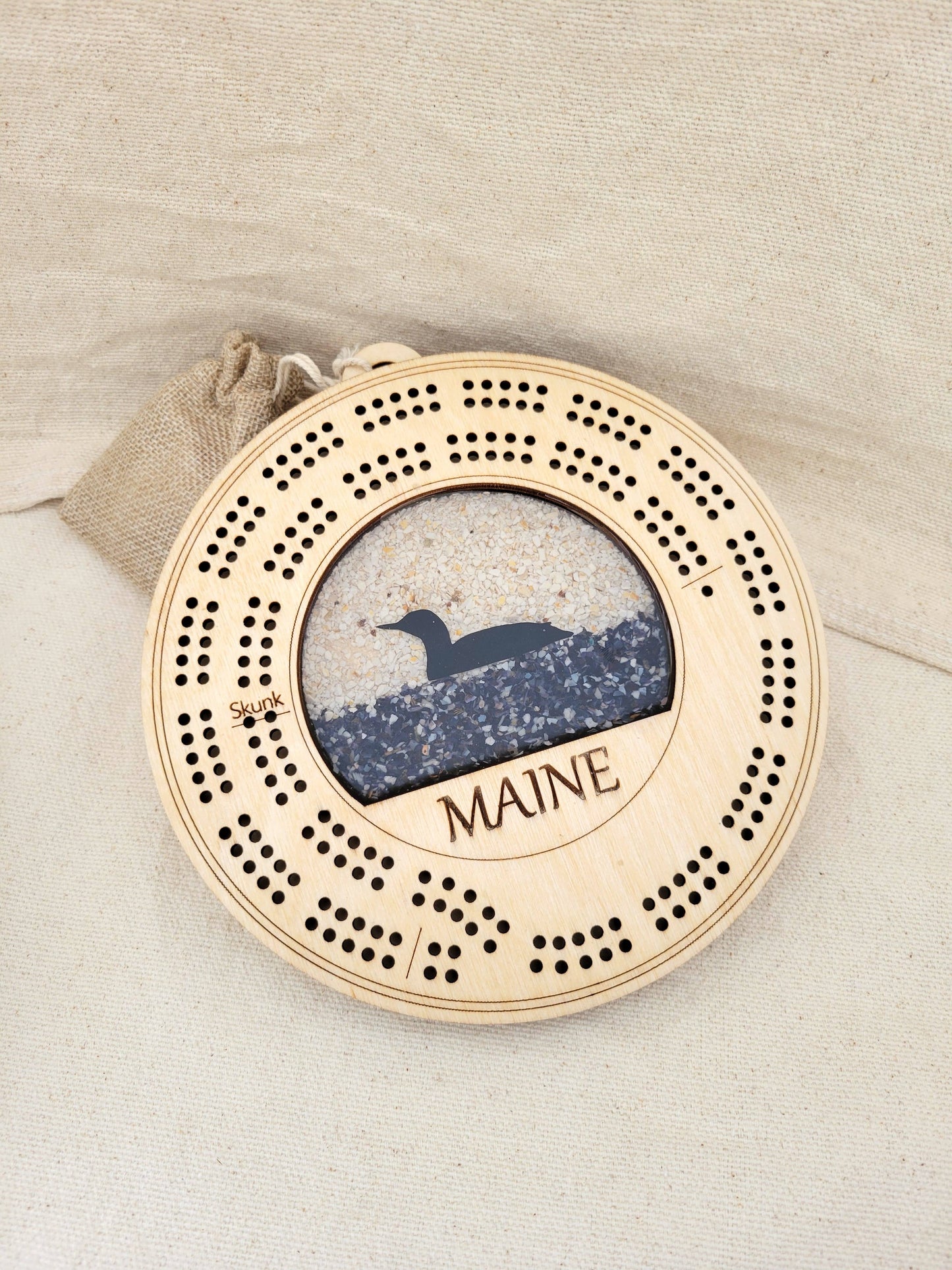 Cribbage Board - Loon