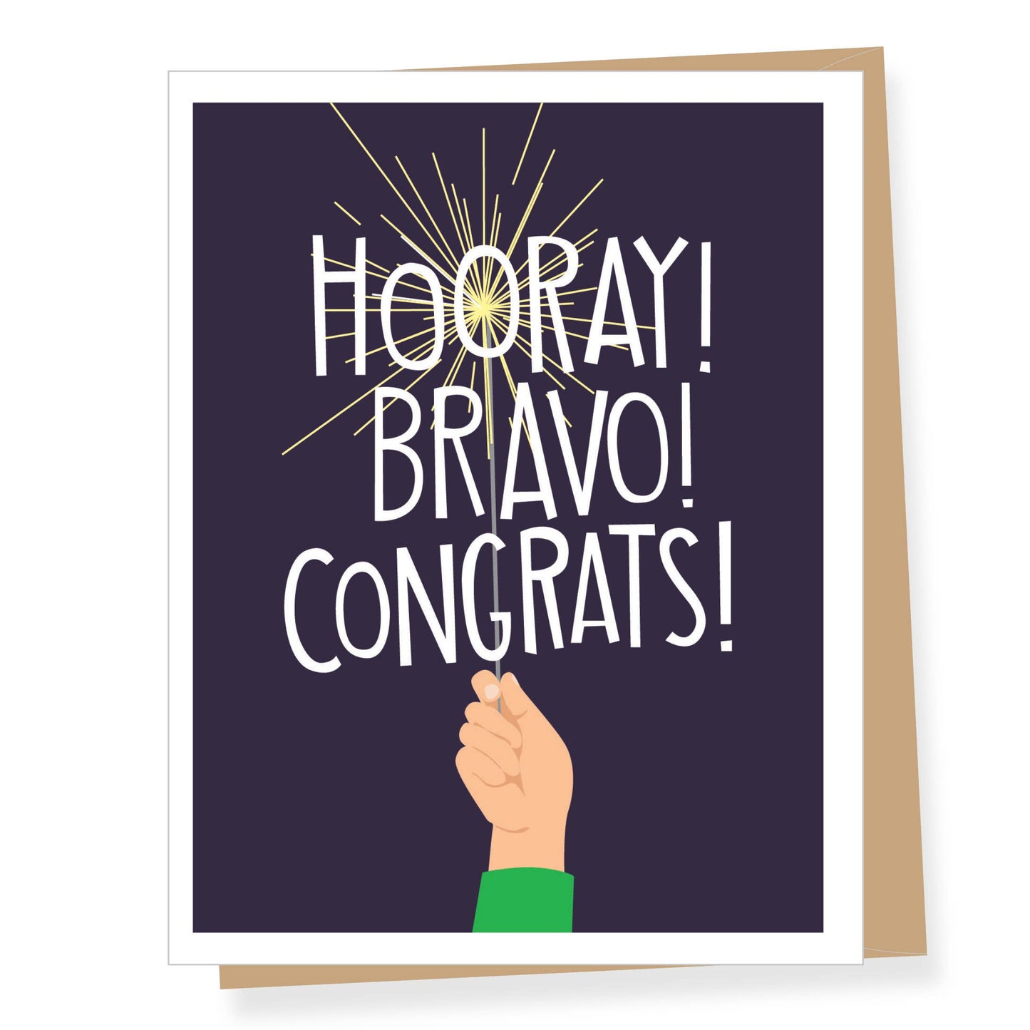 Card - Congrats - Hooray Sparkler