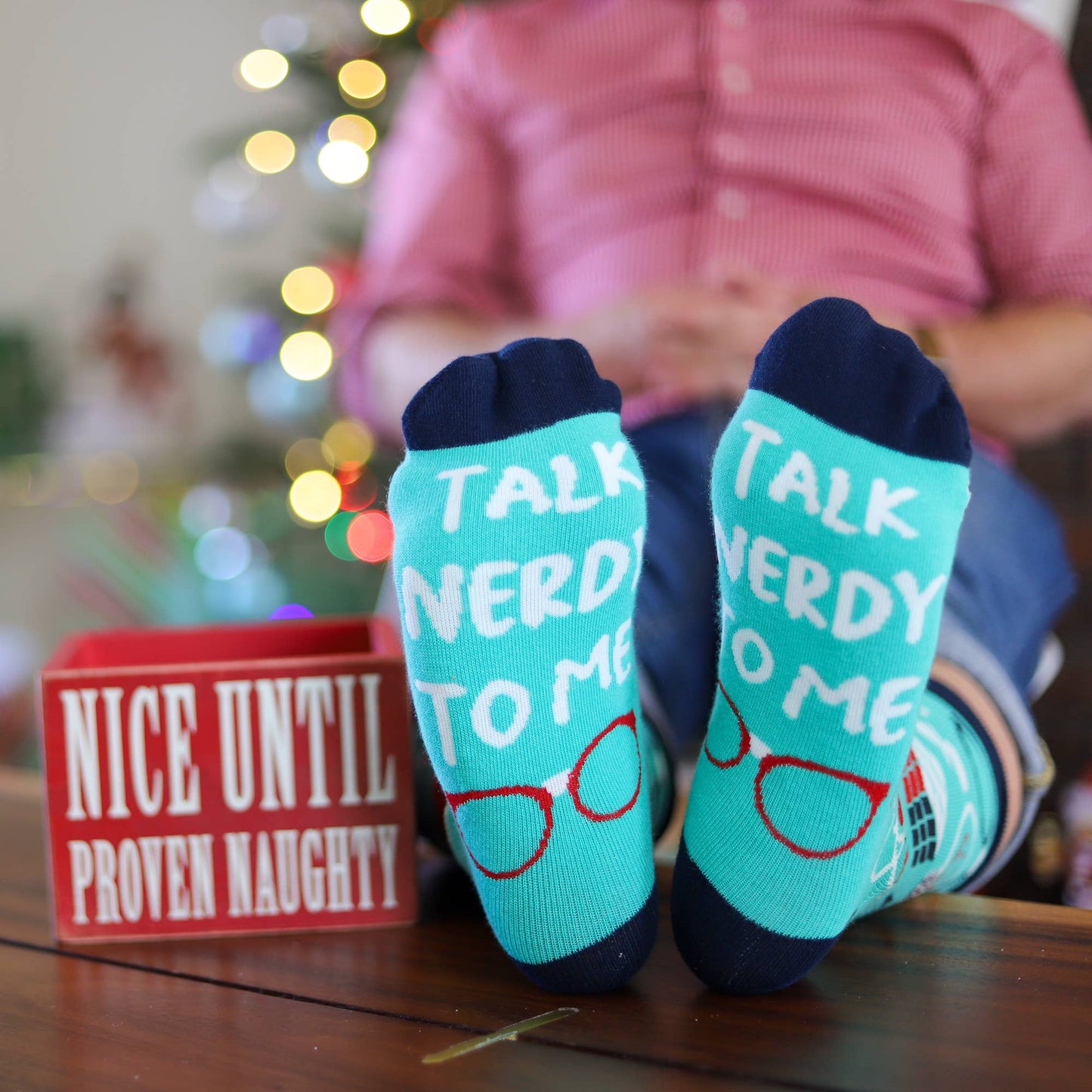 Lavley - Talk Nerdy To Me Socks