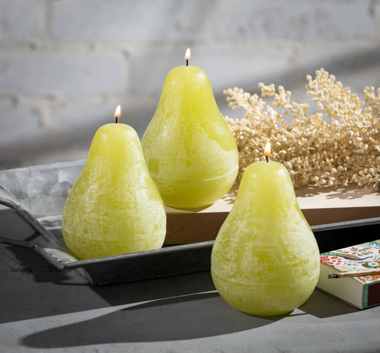 Candle - Pear - Green