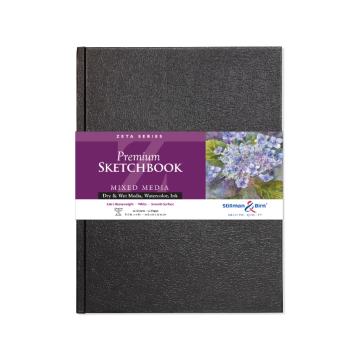 Art Supplies - Mixed Media Sketchbook -Zeta Series