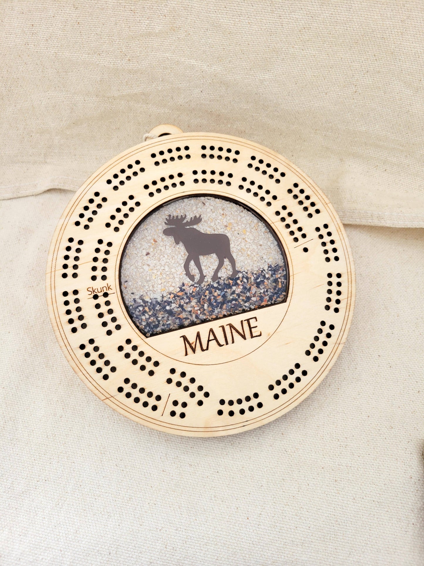 Cribbage Board - Moose