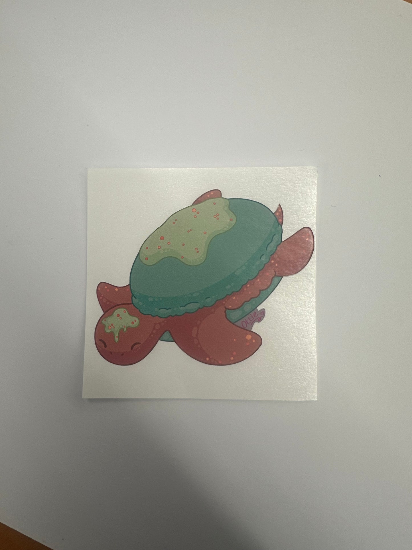 Sticker - Macaron Turtle
