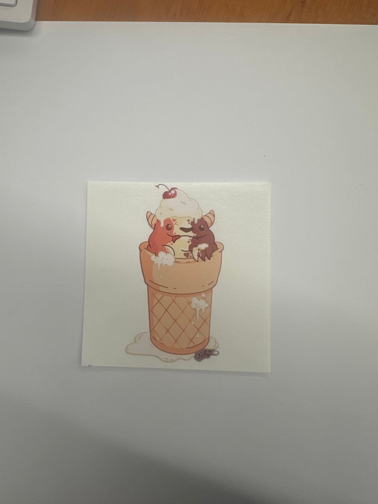 Sticker - Ice Cream Monster
