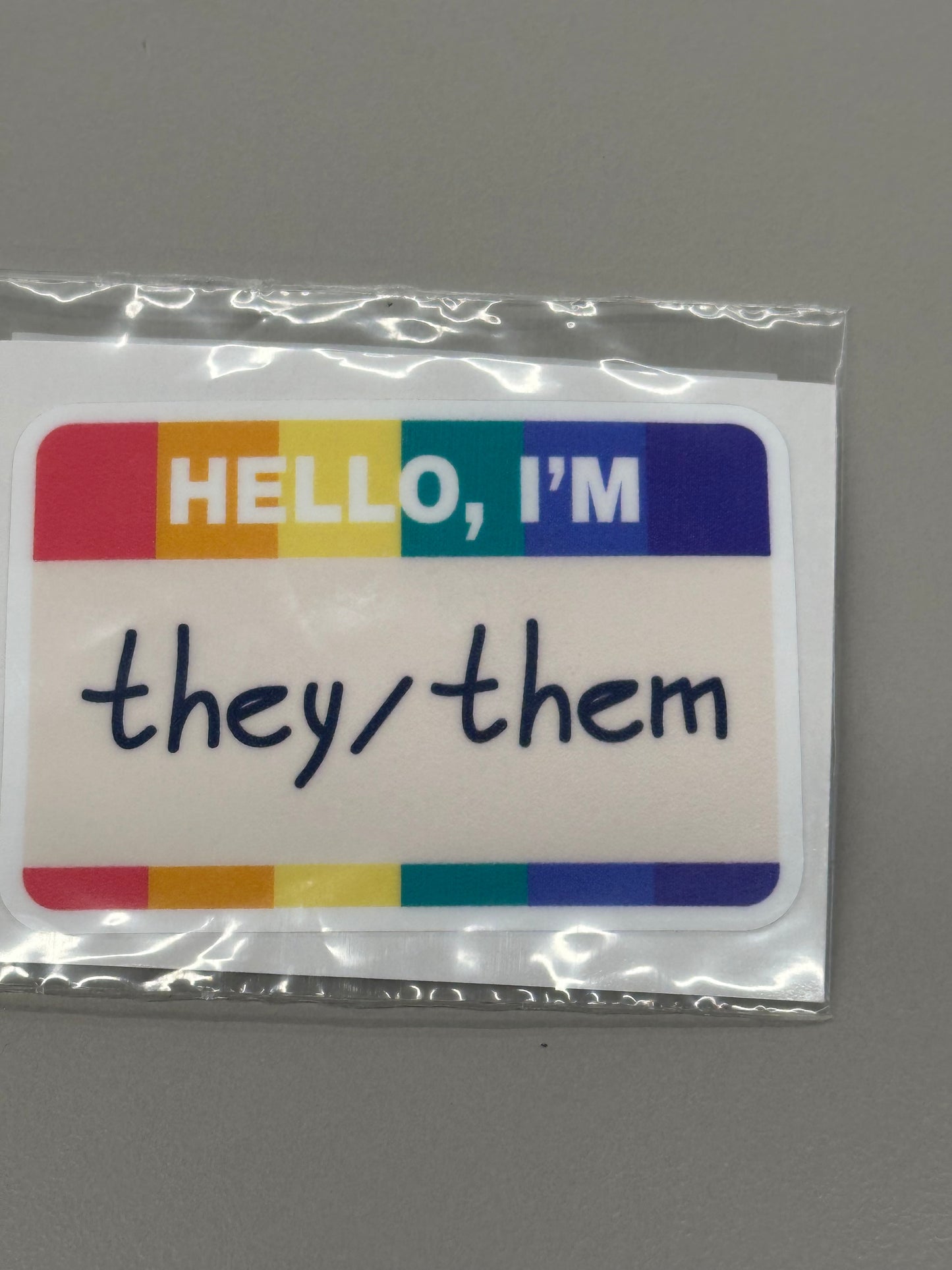 Sticker Sm - They/Them