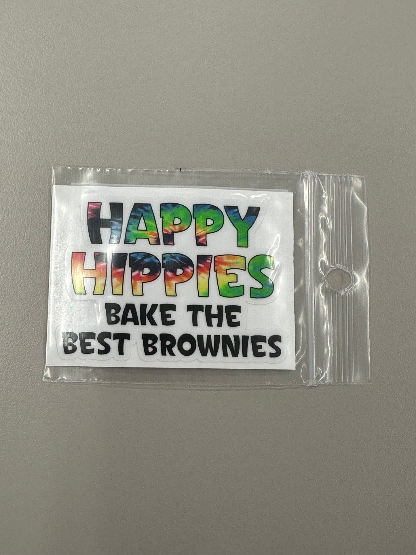 Sticker Sm - Happy Hippies