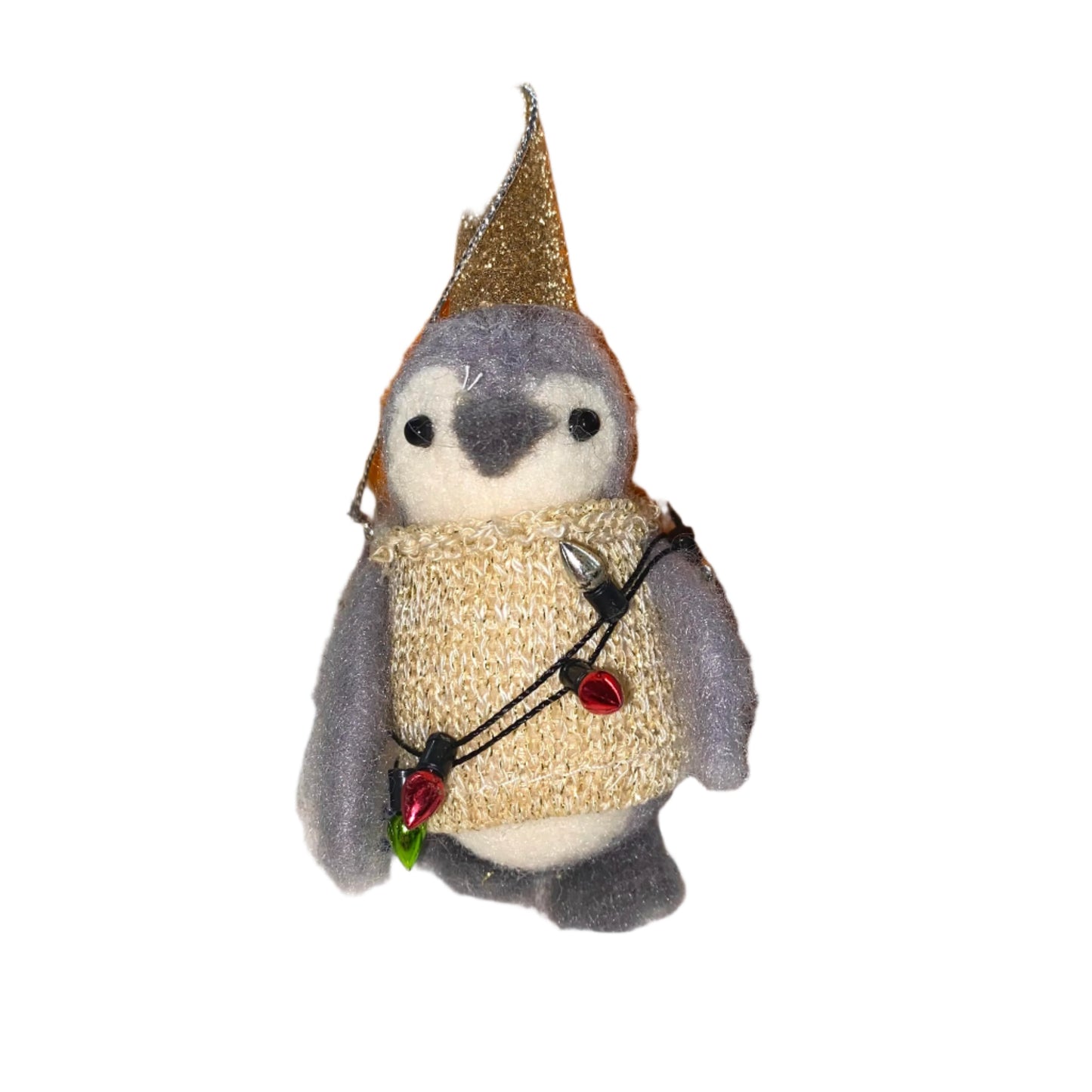 Ornament - Felt Holiday Penguins