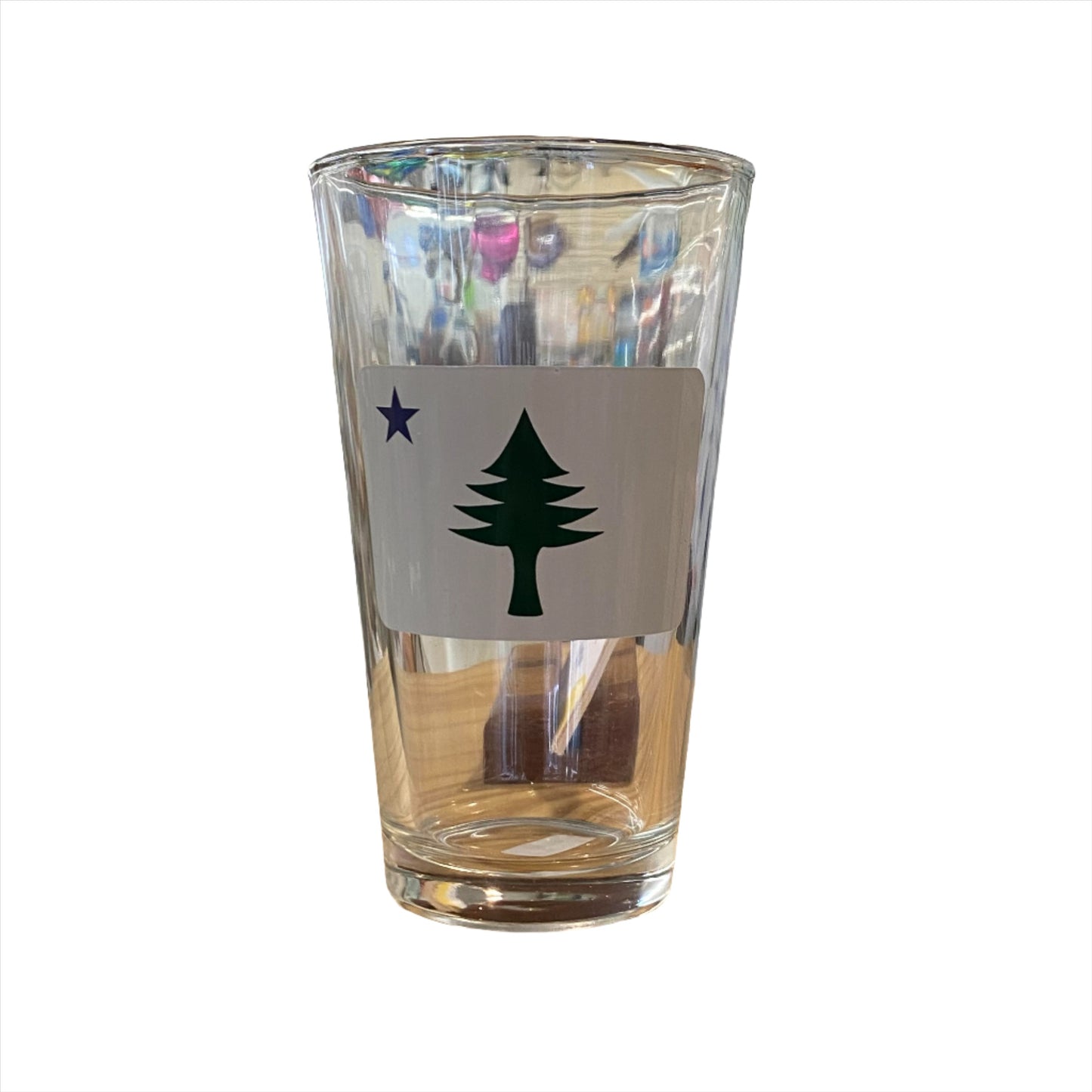 Pub Glass - Old Maine Flag