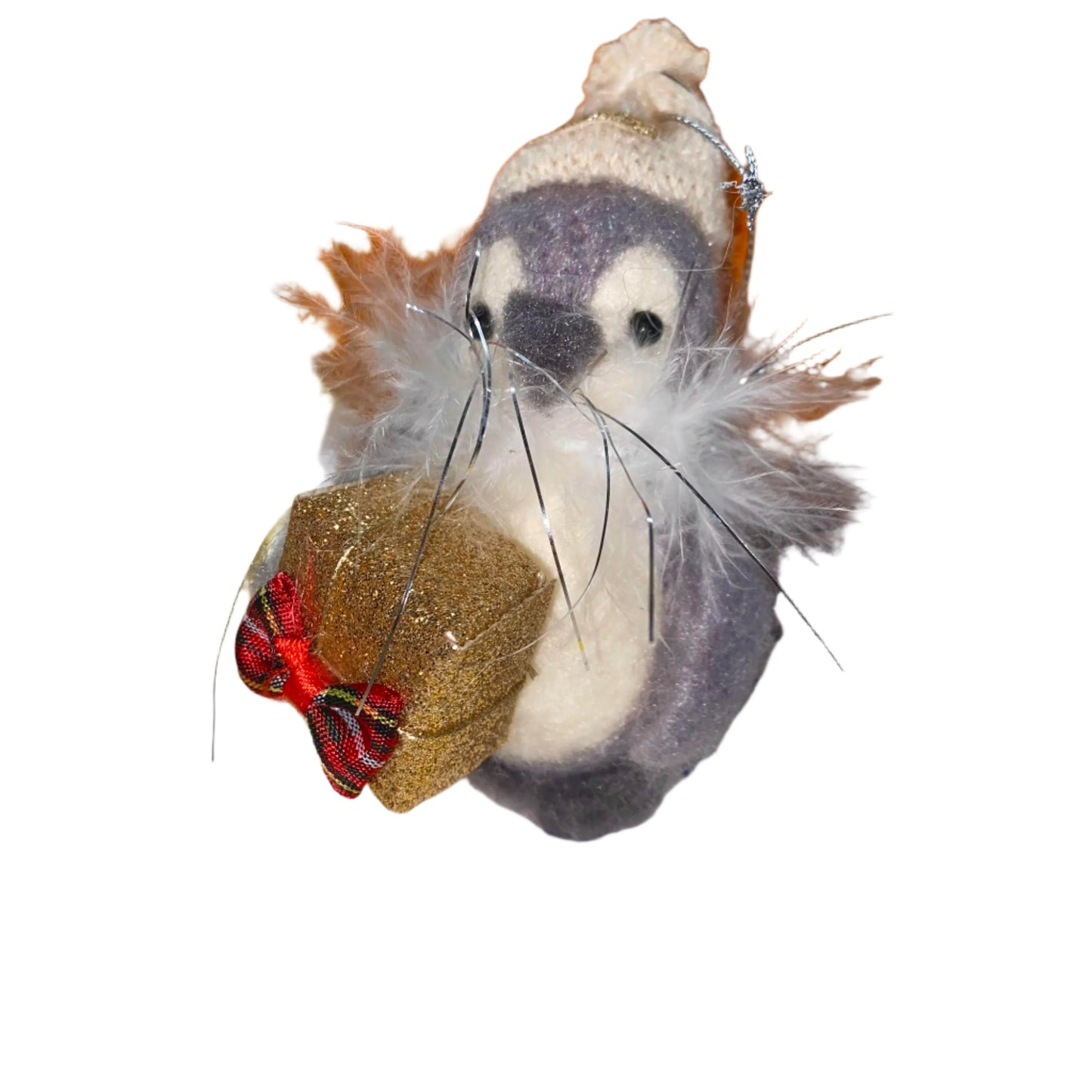 Ornament - Felt Holiday Penguins
