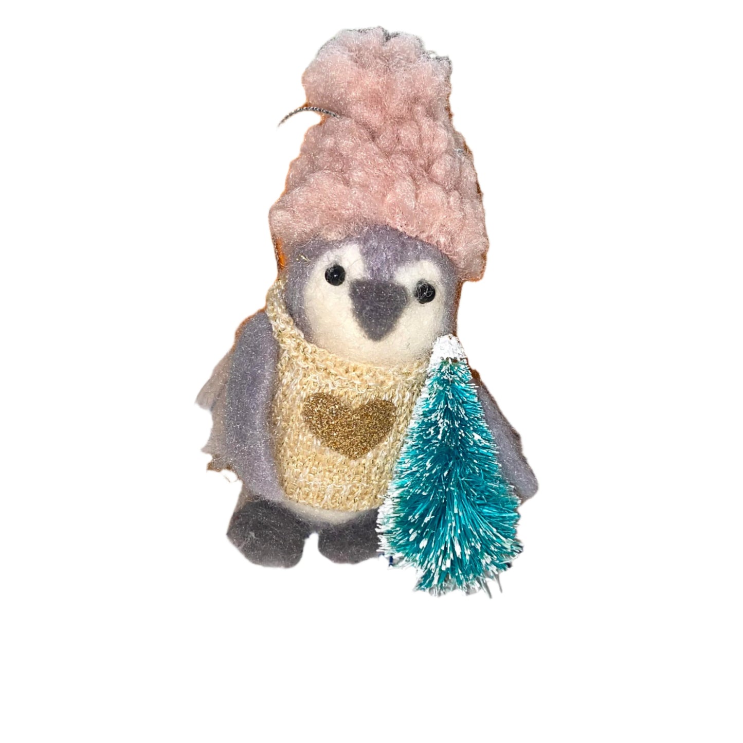 Ornament - Felt Holiday Penguins