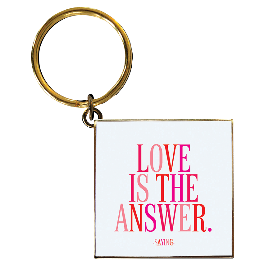 Keychain - Love is the answer