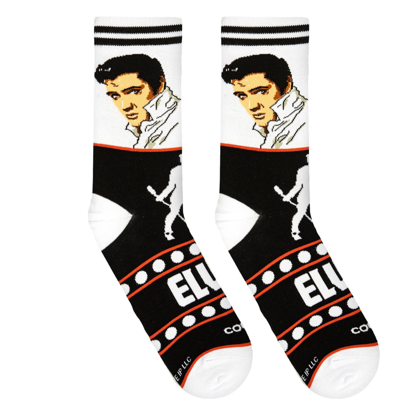 Cool Socks - Elvis Glam - Mens Crew Folded
