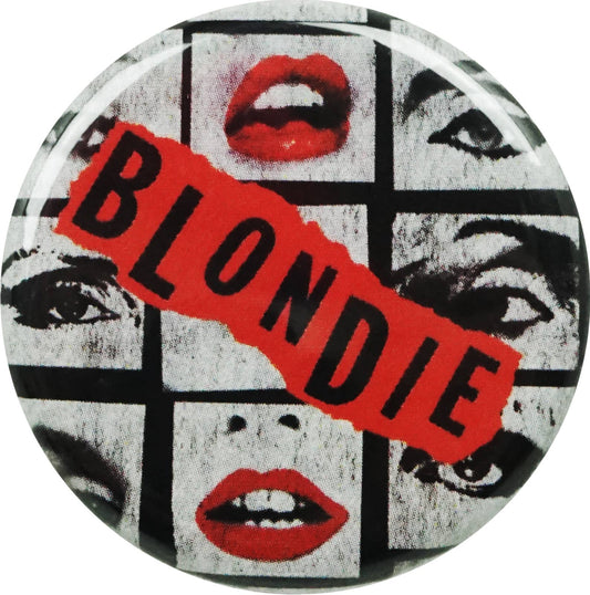 Button - Blondie - Lips And Eyes