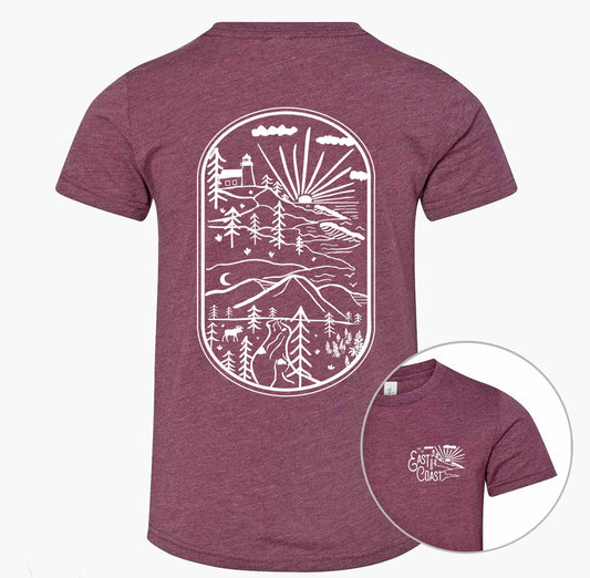 T-Shirt - East Coast - Heathered Forest