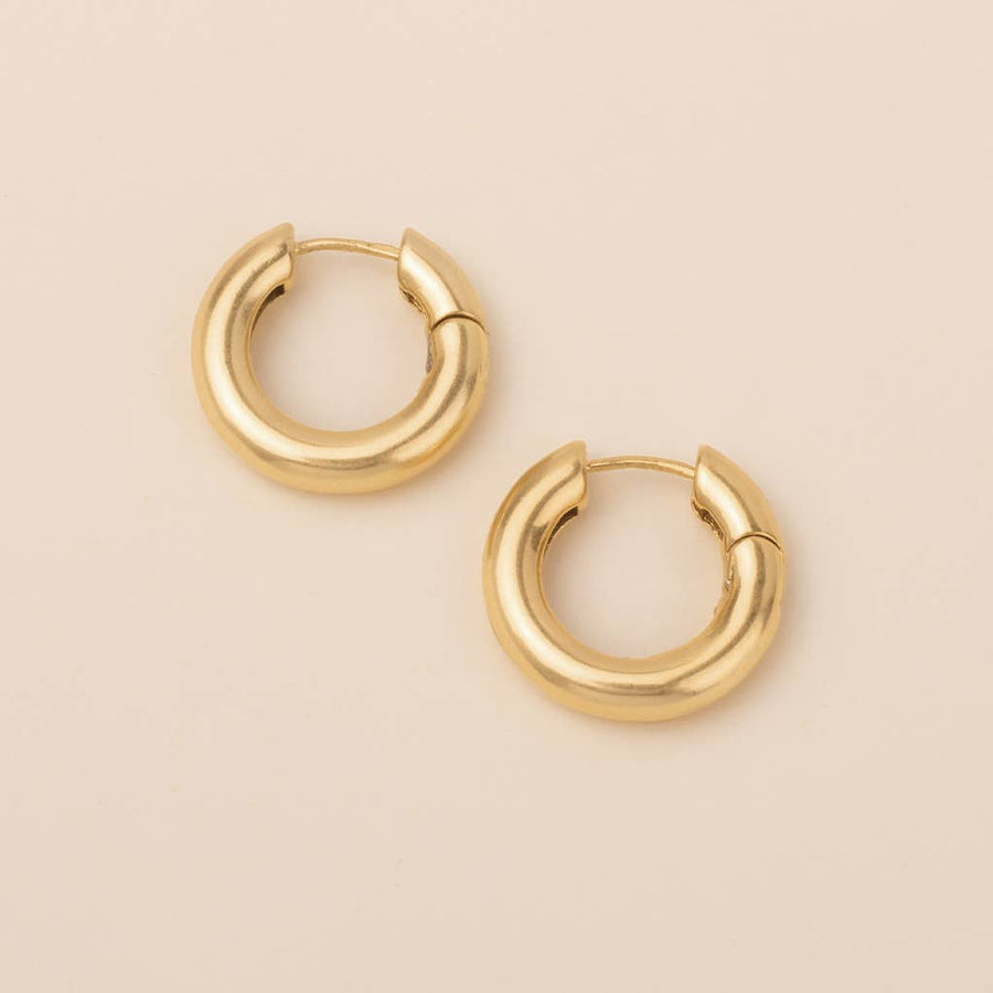 Earrings - Stellar Hoop/Gold Vermeil