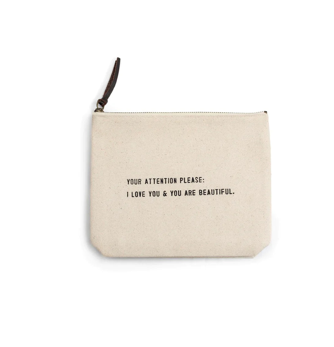 Canvas Zip Bag