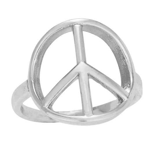Ring - Big Peace Sterling Silver