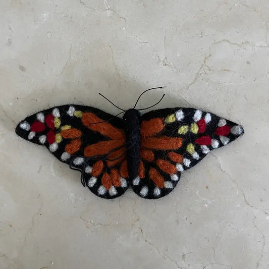 Ornament - Felt - Monarch Butter