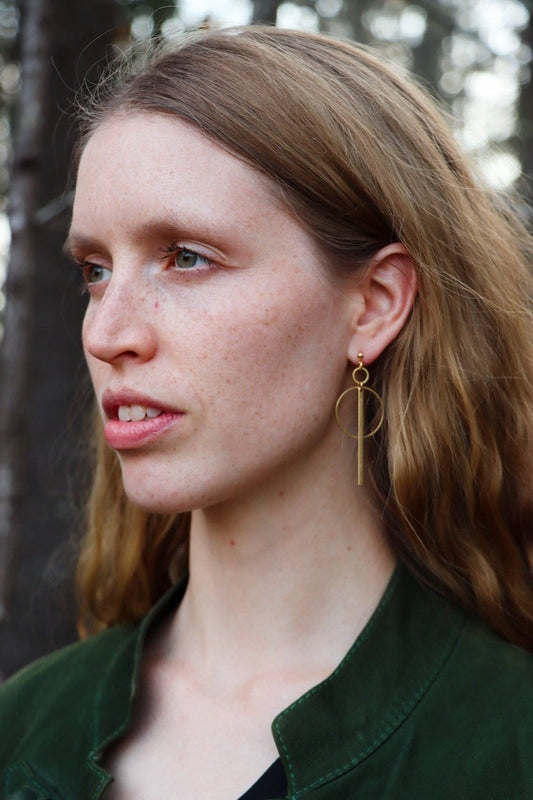 Z-BRASS EARRING 01