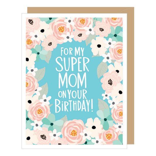 Card - Birthday - Super Mom