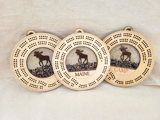 Cribbage Board - Moose