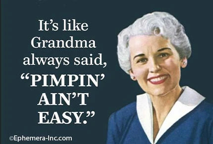 Magnet - It's like Grandma always said "Pimpin ain't easy"