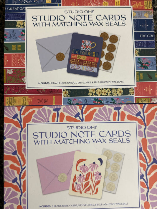 Note Cards - Boxed with Matching Wax Seal
