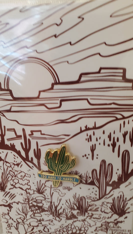 Pin - Enamel - Too Hard
