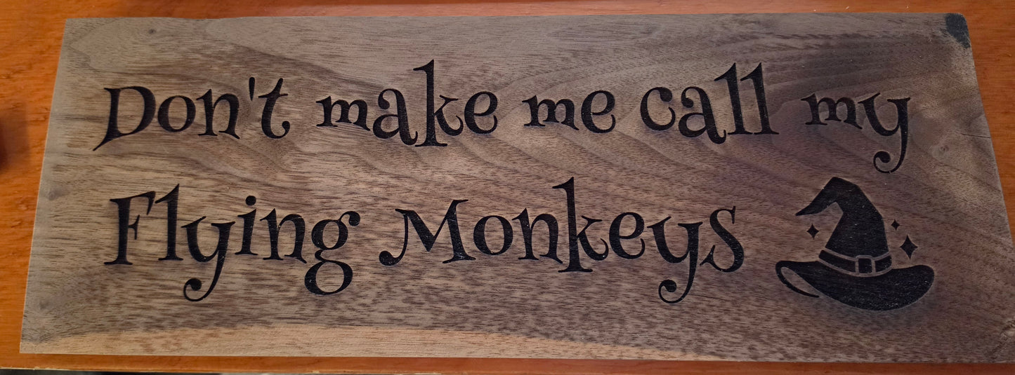 Flying Monkeys Sign