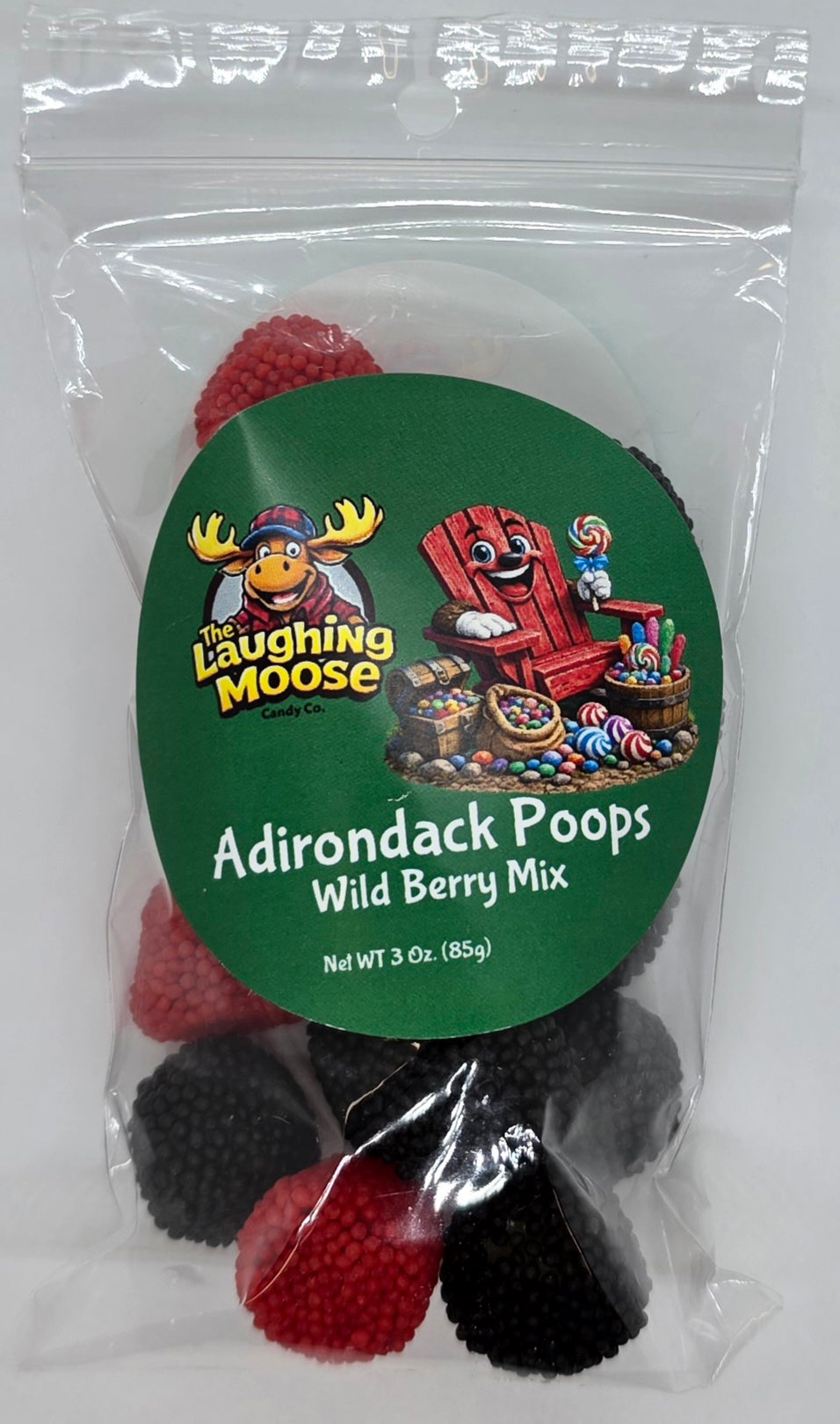 Chair Poop - Red & Black Berries