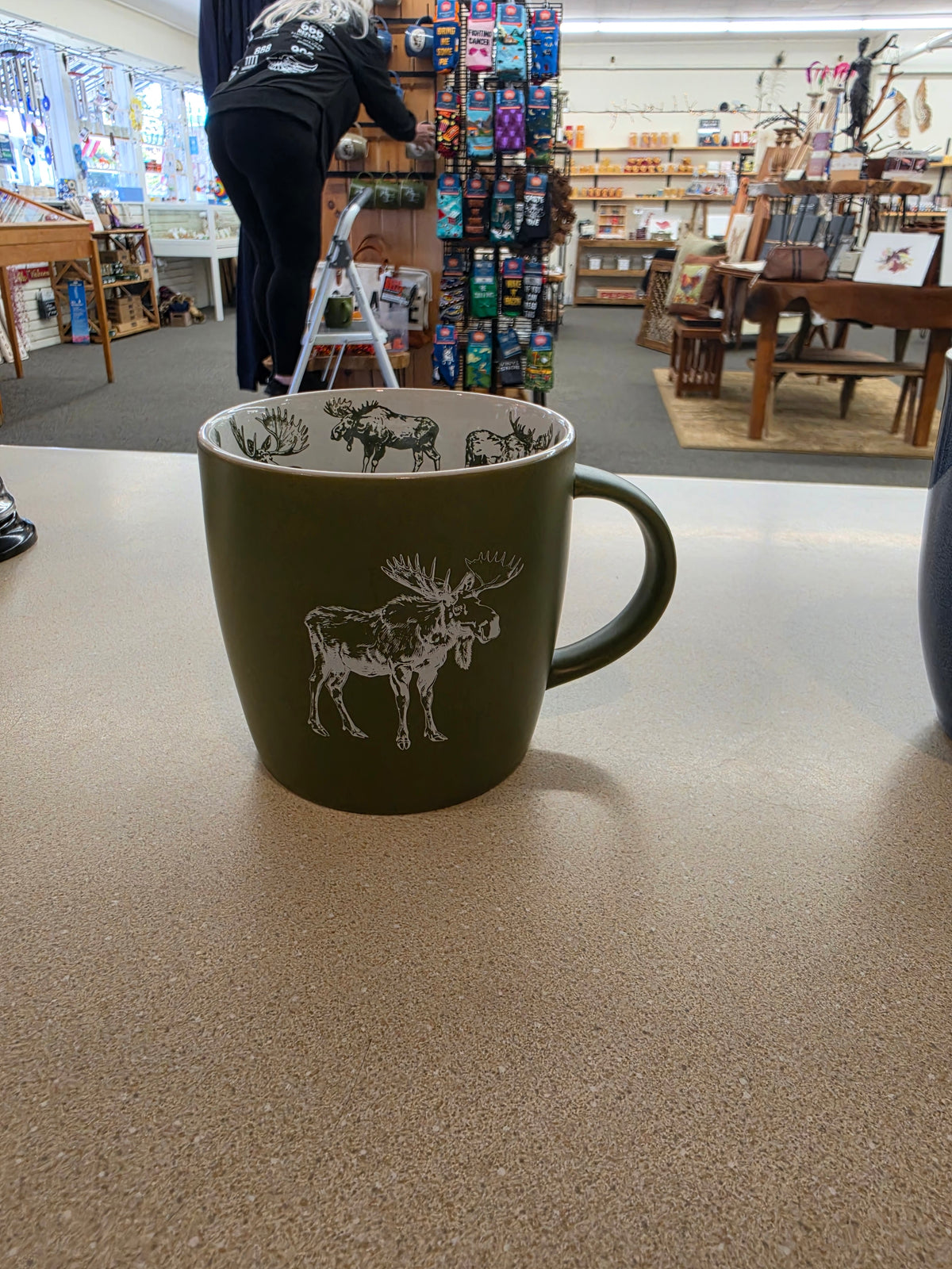 Green - ME. Moose Mug