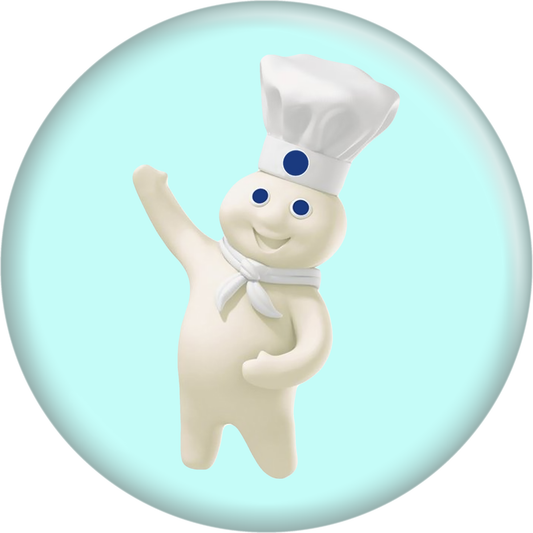 Button - Pillsbury Doughboy