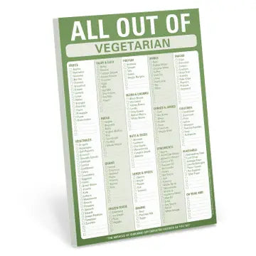Notepad - All Out Of Vegetarian Pa