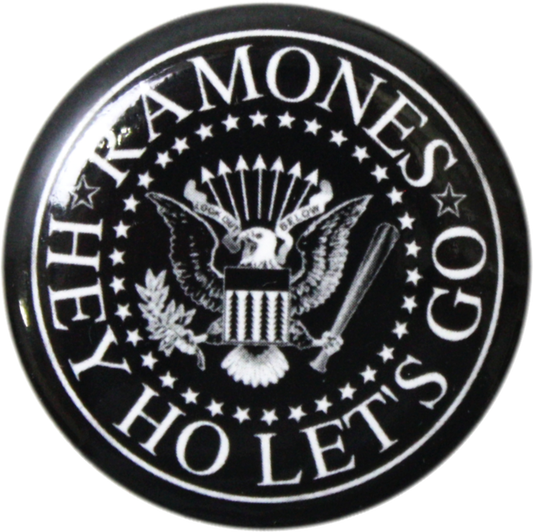 Button - The Ramones - Hey Ho Let's Go!