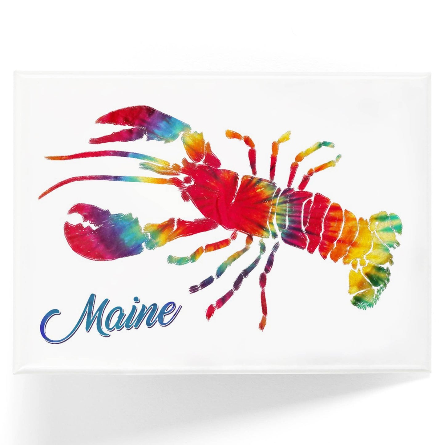Magnet - Maine - Lobster, Tie Dye