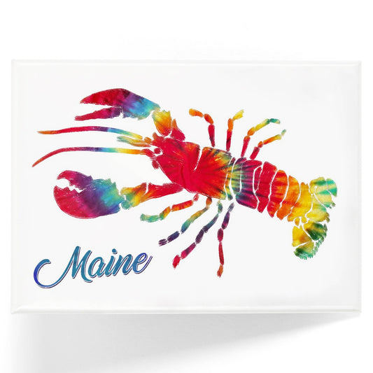 Magnet - Maine - Lobster, Tie Dye