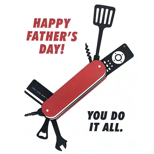 Greeting Card - Do it all Dad