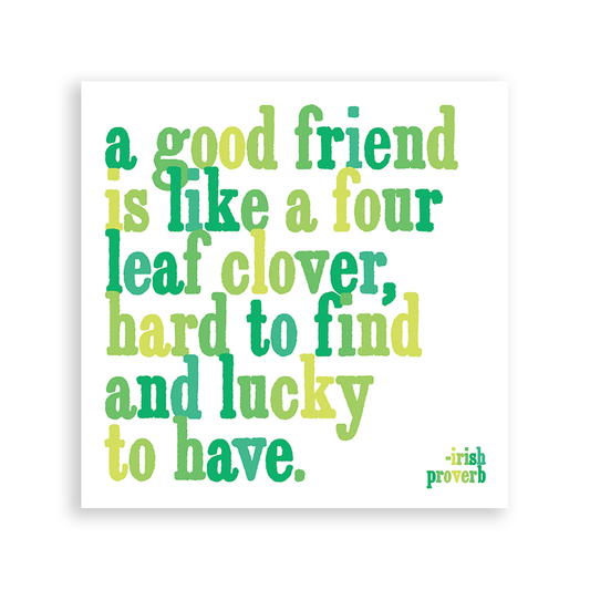 Magnet - Four Leaf Clover (Irish Proverb)