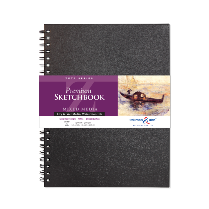 Art Supplies - Mixed Media Sketchbook -Zeta Series