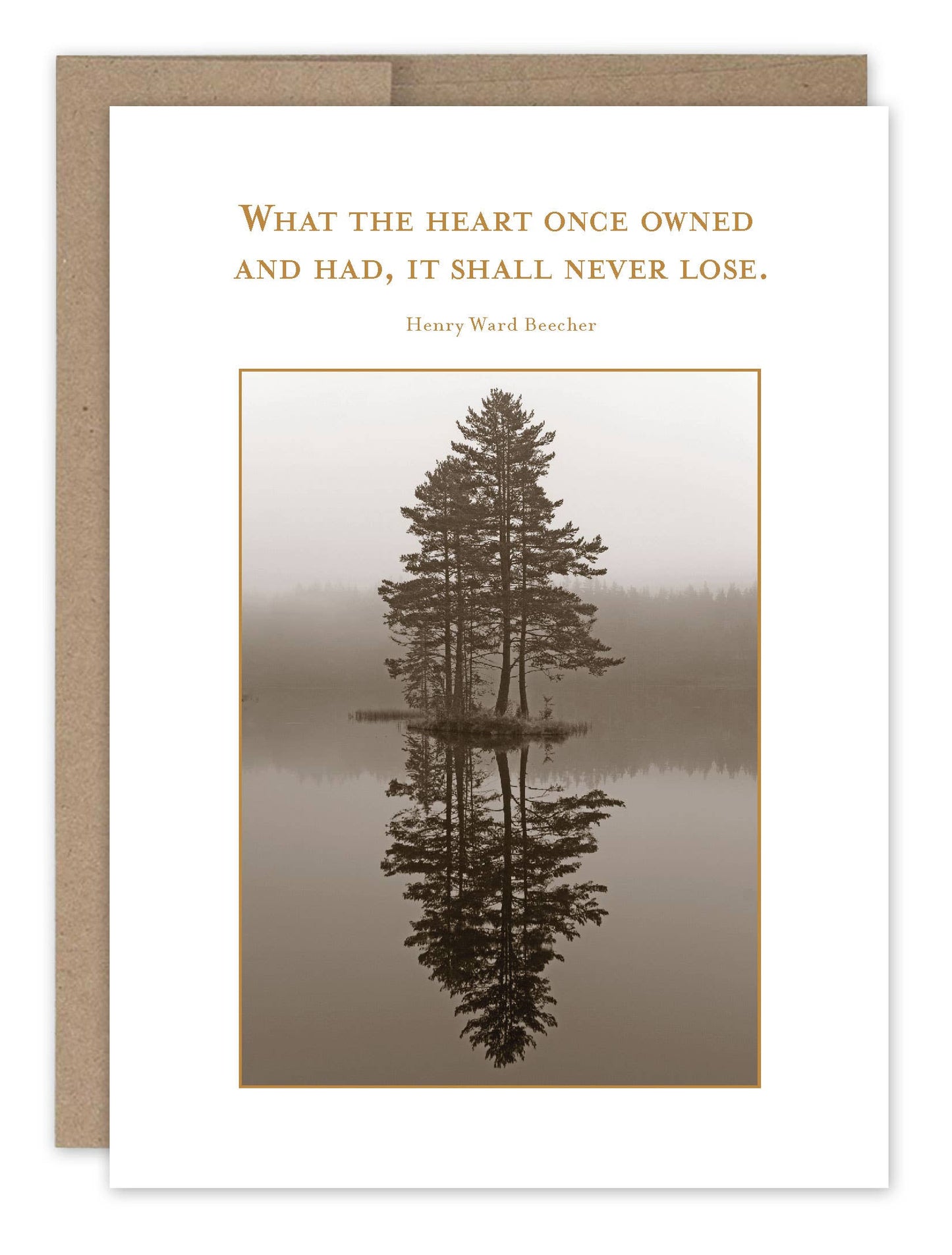 Greeting Card - Heart Once Owned - Sympathy