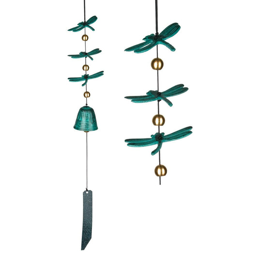 Chime - Woodstock Habitats™ - Dragonfly Windbell, Verdigris