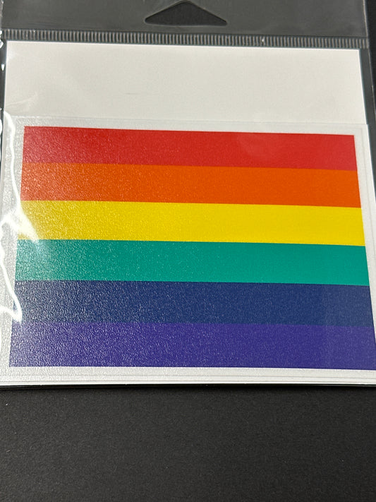 Sticker Lg - Rainbow LGBTQ Flag