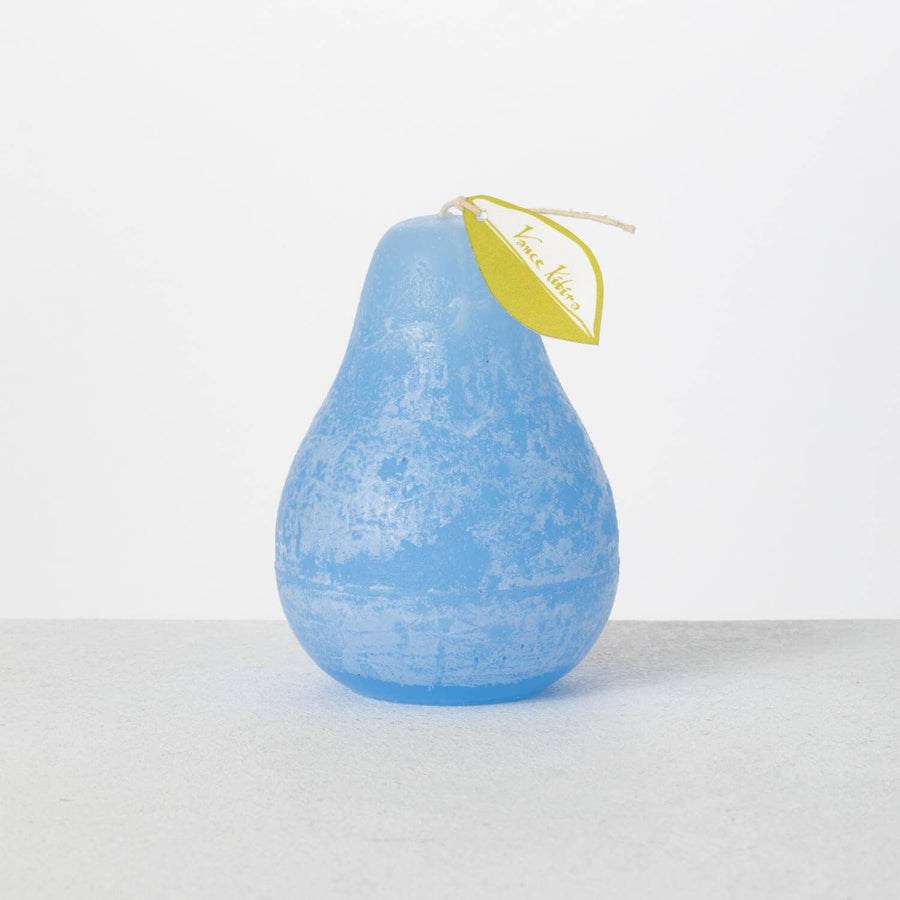 Candle - Pear - Crystal Blue