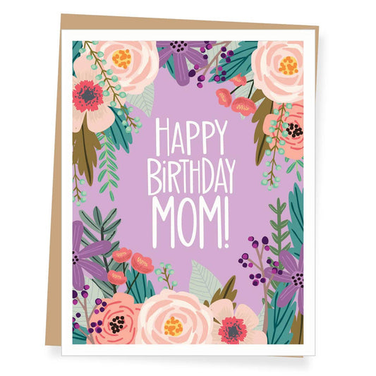 Card  -Birthday - Floral Mom