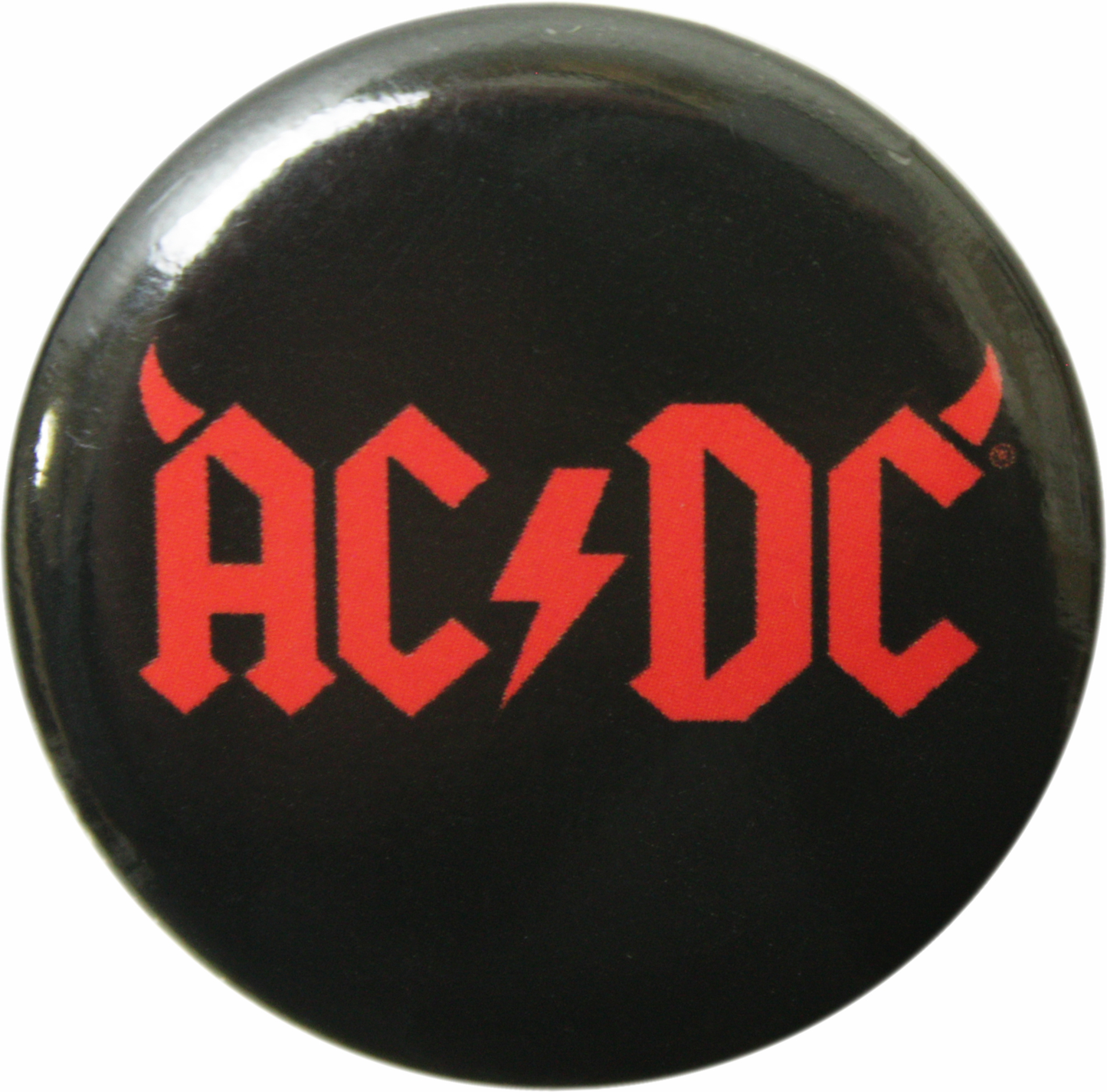 Button - AC/DC - Horned Logo