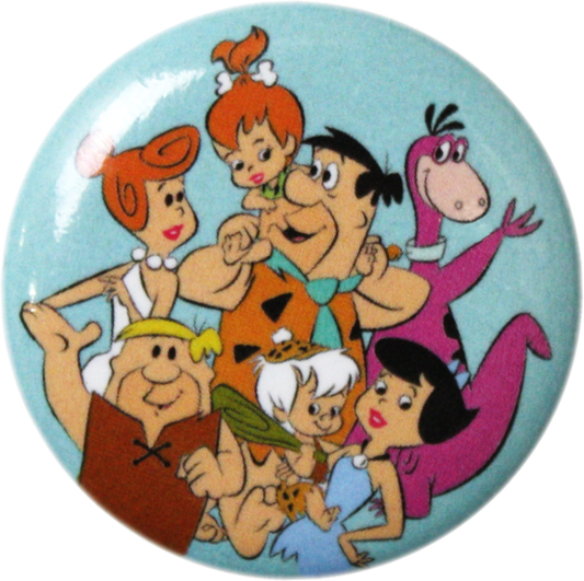 Button - Flintstones, The - Group Shot
