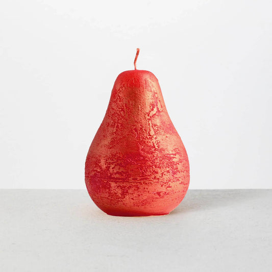 Candle - Pear - "Ritz" Red