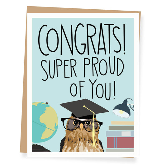 Card - Graduation - Super Proud Owl