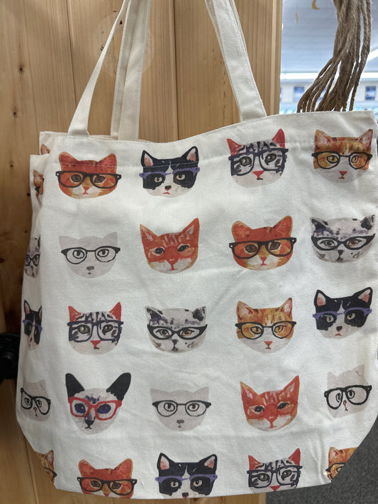 Tote Bag - Cat Glass